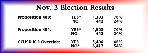 November 3 election results